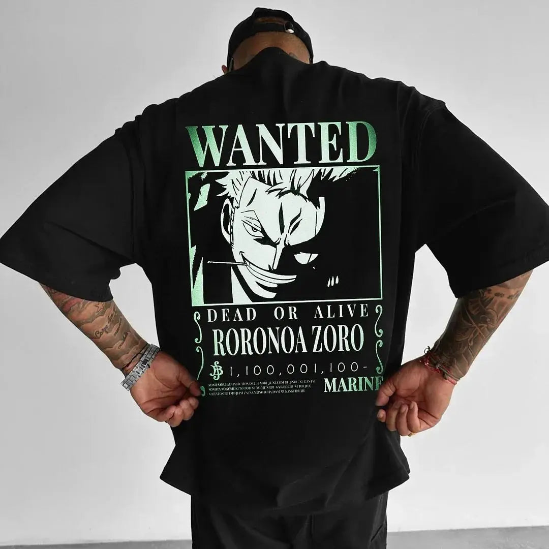 Roronoa Zoro WANTED Oversized T-Shirt