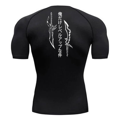 Sung Jin woo Dagger Compression T-Shirt